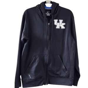 Nike Black Therma-Fit Hoodie University of Kentucky Medium Men Zip UP Hooded